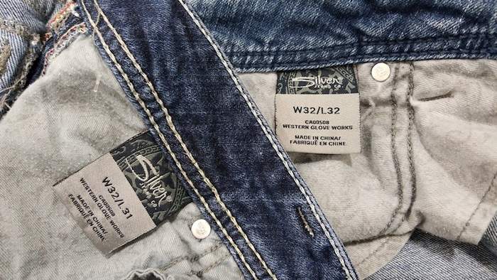 Что означает размер джинс 32 32