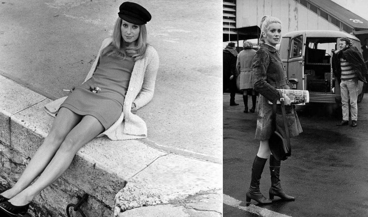 Катрин Денев мода 60-х годов, фото