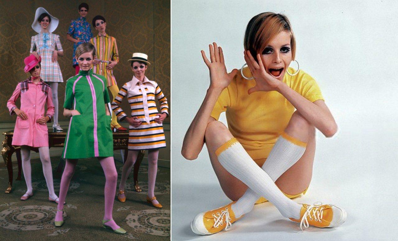 Твигги мода 60-х годов, фото