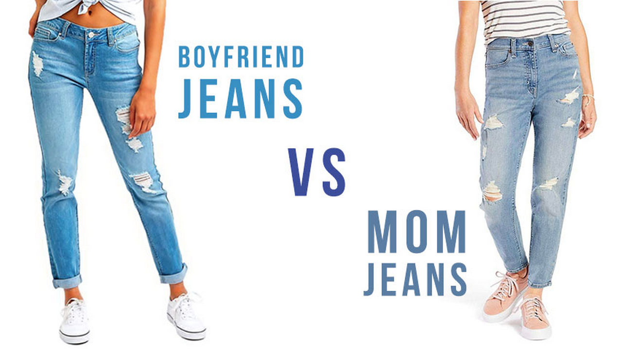 Чем отличаются джинсы mom jeans и boyfriend, фото